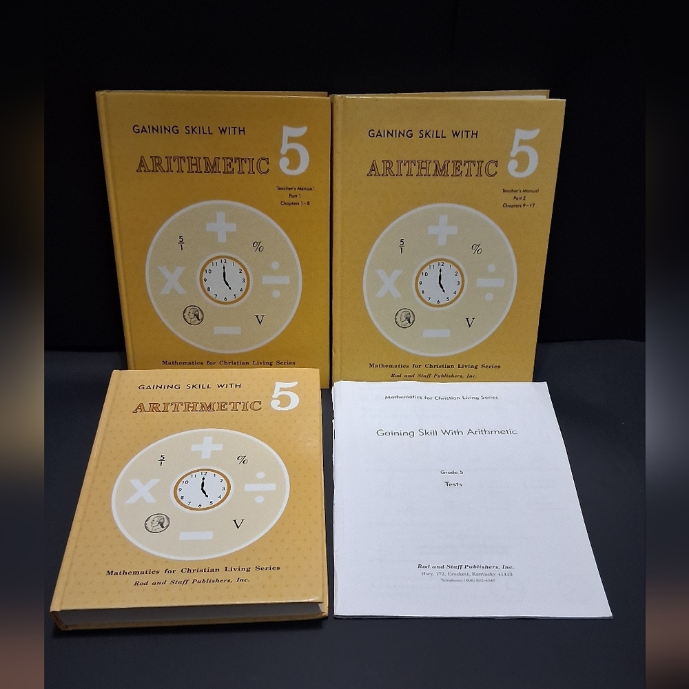 Arithmetic 5 Skill Building Set - Yellow